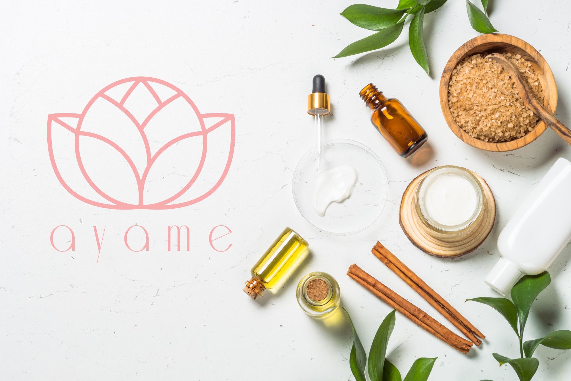 materie prime naturali e preparazione sieri viso Ayame